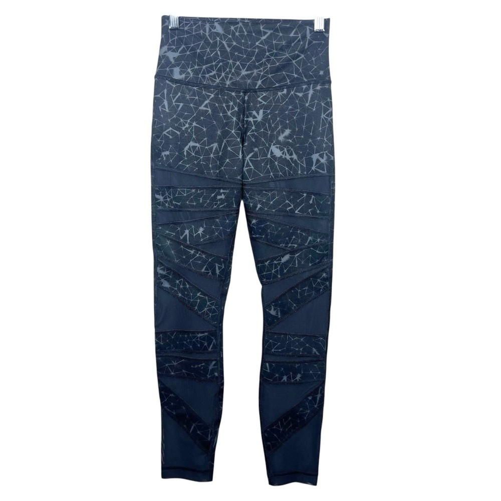 Lululemon High Times Pant Full On Luon Mesh Star Crushed Coal Black 4